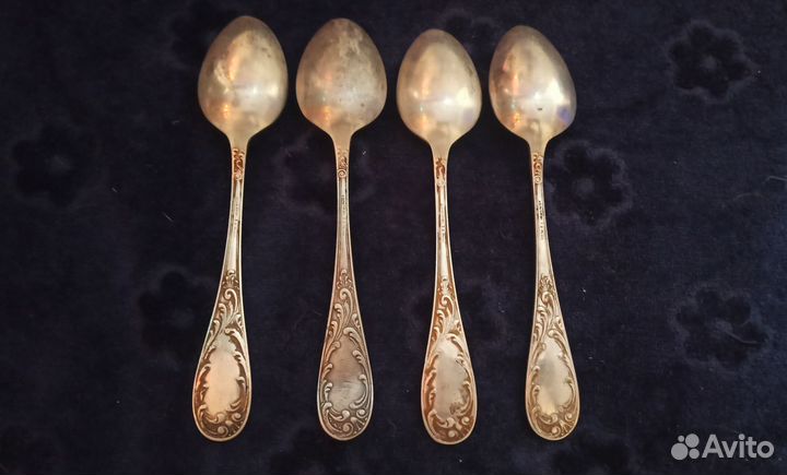 Набор столовых ложек мельхиор Кольчугино 1930гг