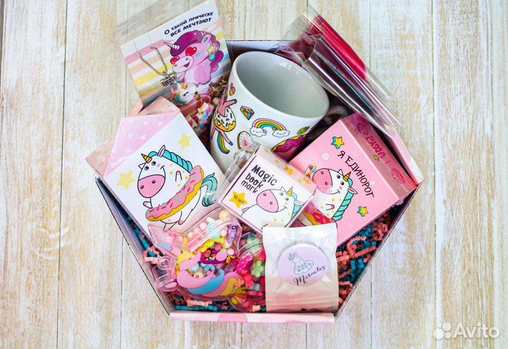 Бокс подарочный единорожка