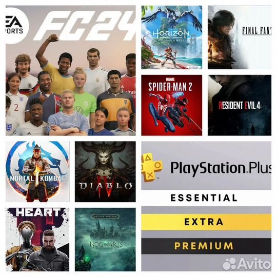 Игры PS4/PS5 PS +, EA Play