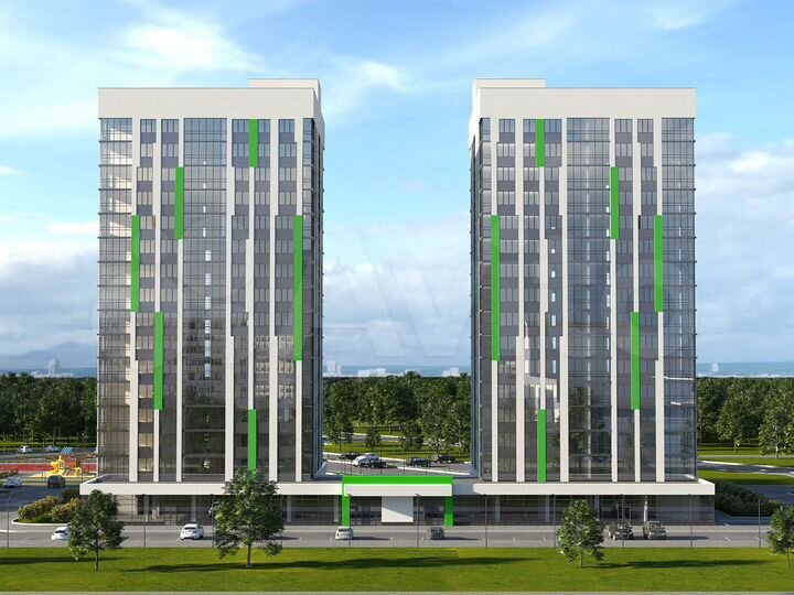 3-к. квартира, 79,4 м², 3/16 эт.