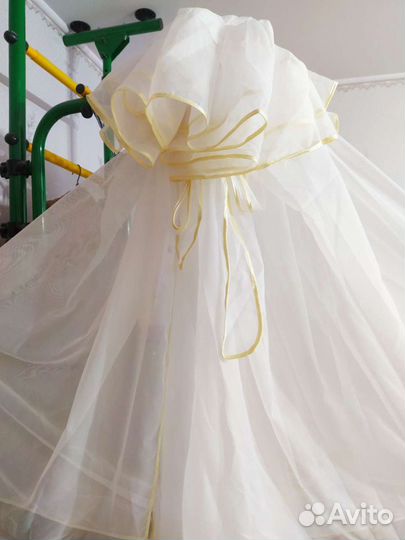 Простынь на резинке в манеж.балдахин