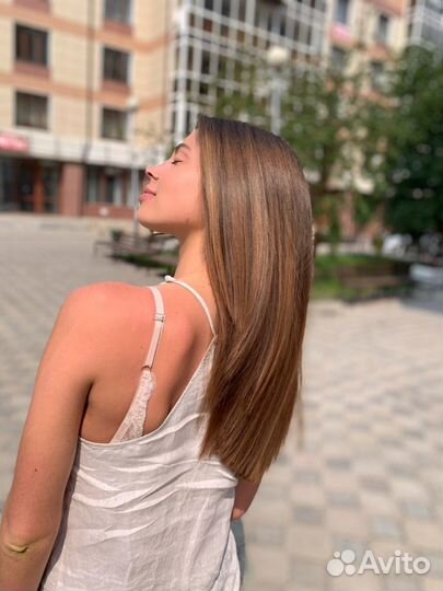 Кератиновое выпрямление