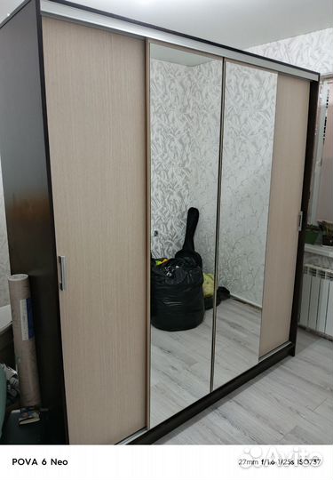 Шкаф купе с зеркалом бу