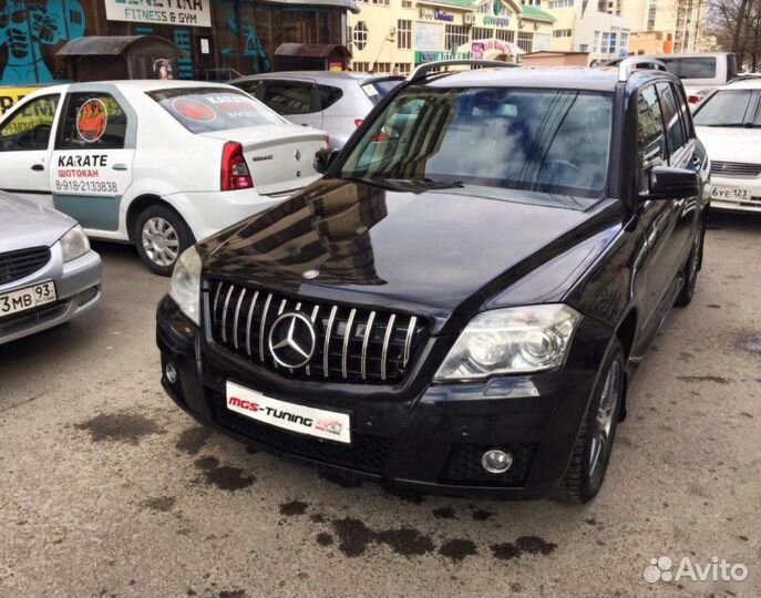 Решетка на Mercedes GLK 08-12г. GT-Style Chrome