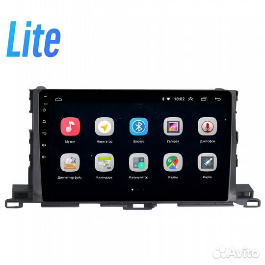 Магнитола Parafar Toyota Highlander 2013 Android