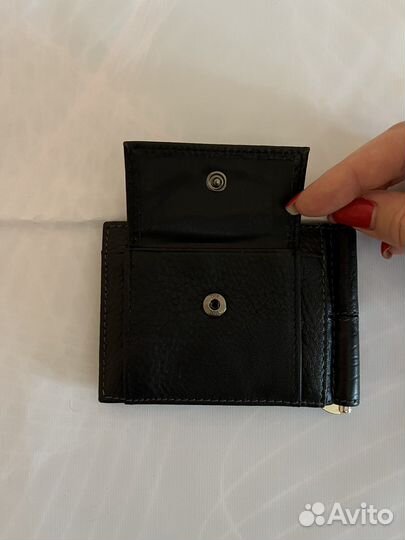 Зажим для денег кожа