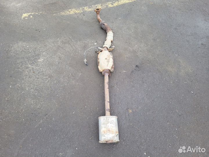 Резонатор глушителя на Lancer 9