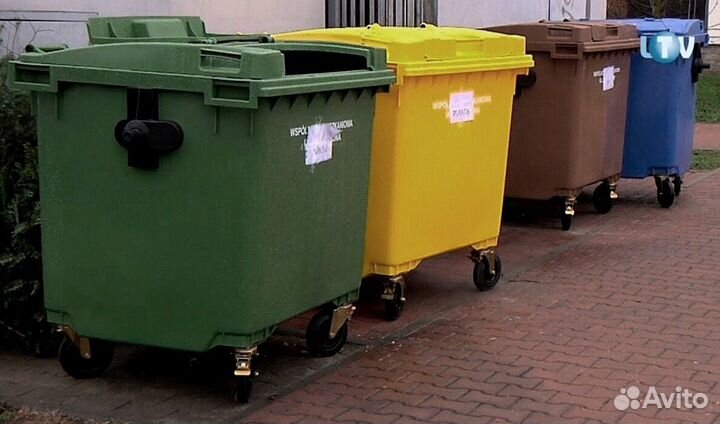 Пластиковый контейнер 1100л. Арт. 58673