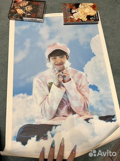 Bts wings постер бтс плакат официальный