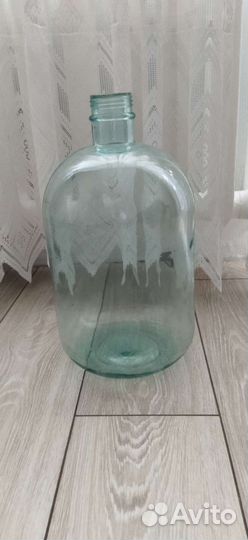 Бутыль стеклянная