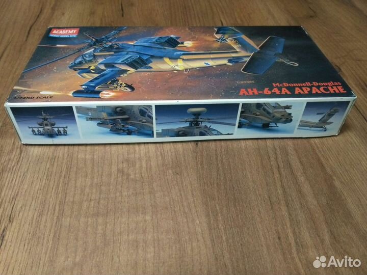 Сборная модель AH-64A Apache, 1/72, academy