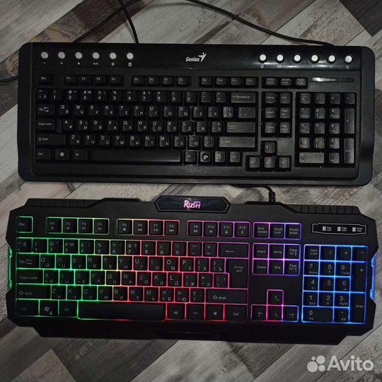 Игровая Клавиатура с подсветкой 2 штуки