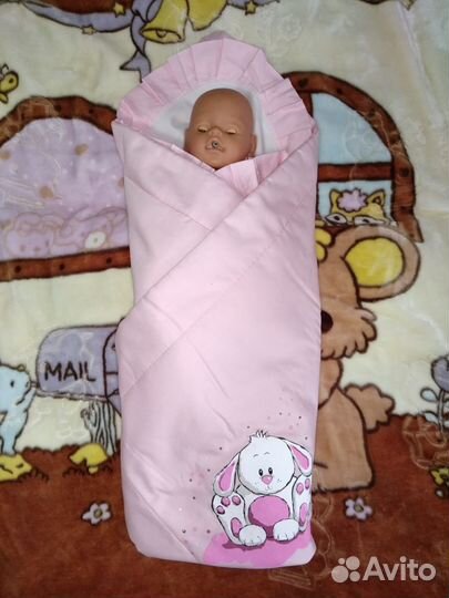 Конверт одеяло на выписку весна осень