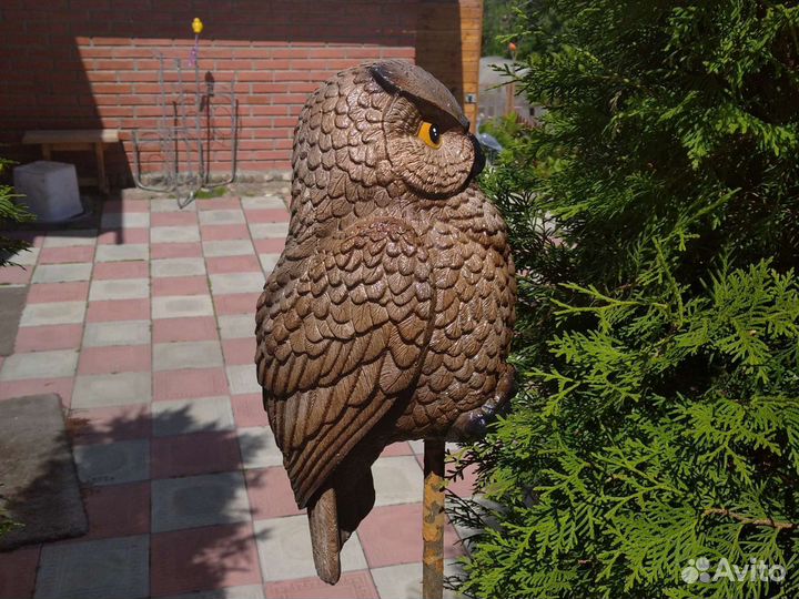 Сова коричневая 42 см