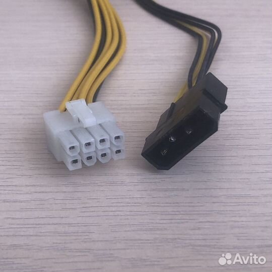 Кабеля 4 pin to 8 pin, 3 pin Molex to 5 pin