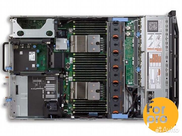 Сервер dell R720 8SFF 2xE5-2680 320GB, H710