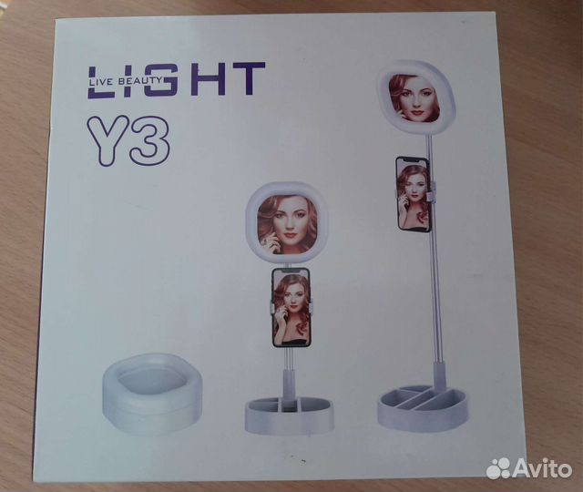 Кольцевая лампа с зеркалом