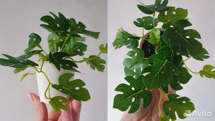 IKEA Цветы искусственные в горшочках. Суккулент