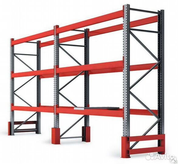 Стеллаж фронтальный (паллетный), консольный и др