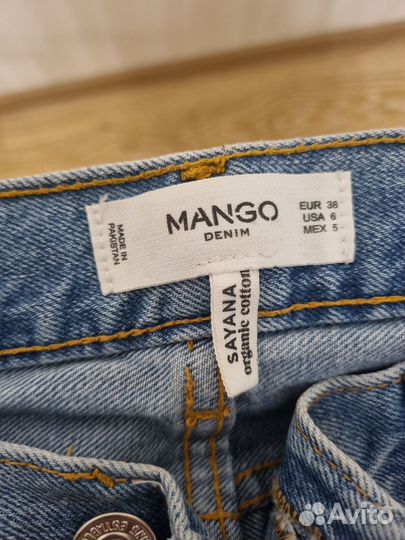 Новые джинсы Mango прямые