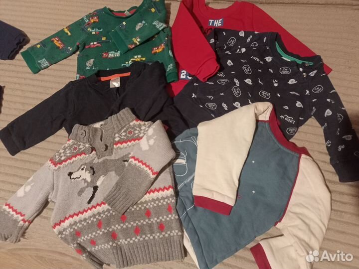 Пакет вещей на мальчика 74 80 размер
