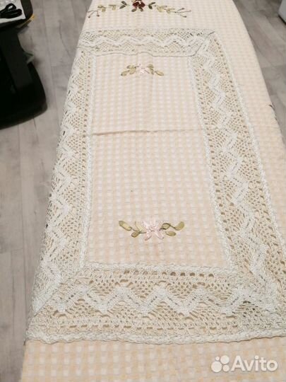 Скатерть лен новая