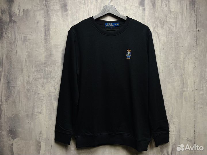 Свитшот Ralph Lauren Bear Small Logo Black