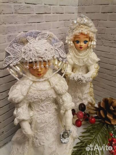 Ватная игрушка Снегурочка