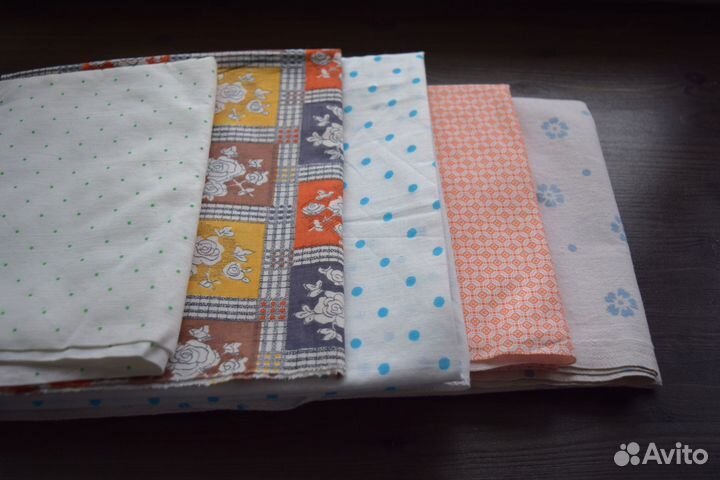 Отрезы тканей, тесьма СССР, резинки, ленты и пр