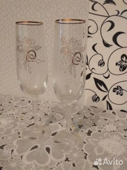 Свадебные бокалы. Пара