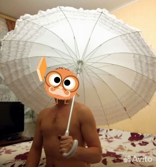 Зонт для свадебной фотосессии