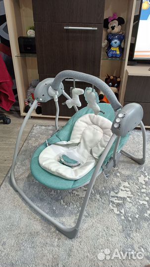 Электронные качели для новорожденных
