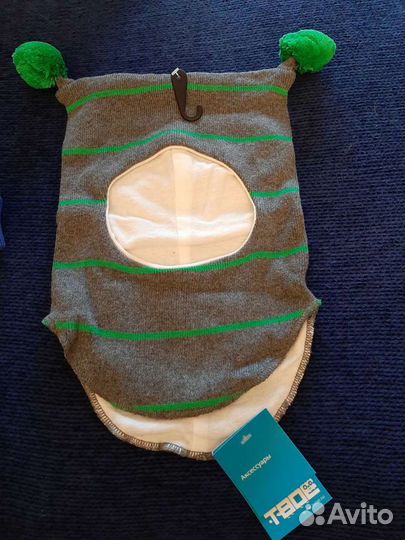 Шапка шлем новый демисезонный хлопок размер 2