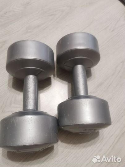 Гантели пластиковые 4кг