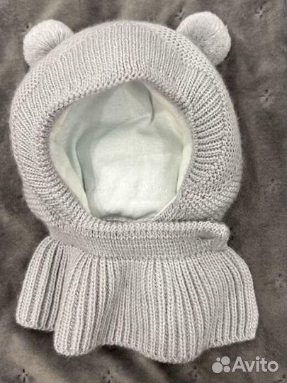 Шапка зима капор детская Журавлик (38-40)