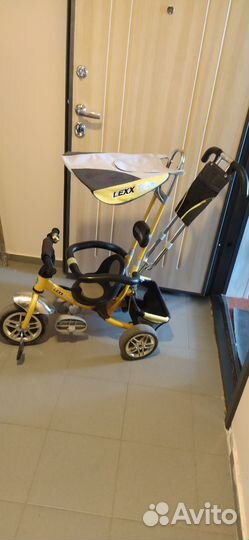 Детский трехколесный велосипед бу