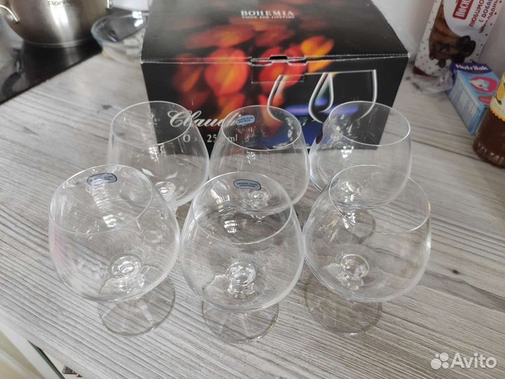 Новый набор коньячных бокалов
