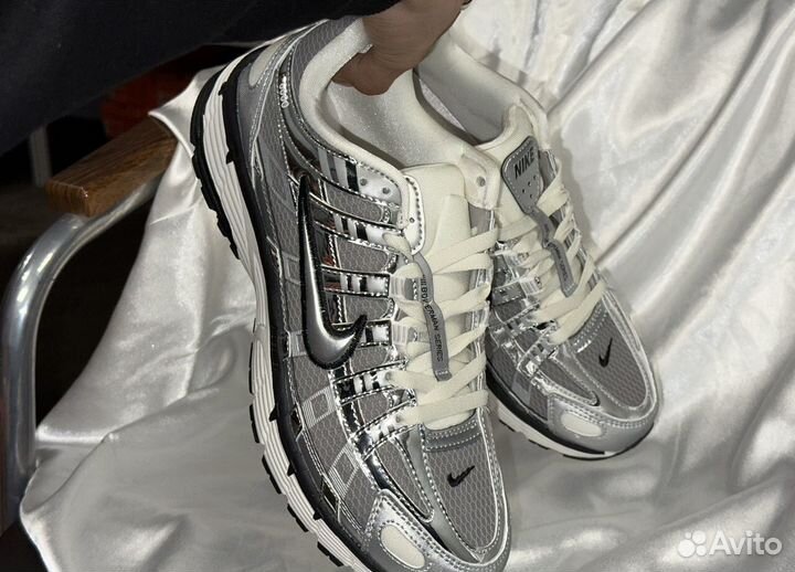 Кроссовки Nike p6000 silver