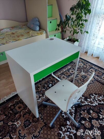 Детский стол и стул IKEA