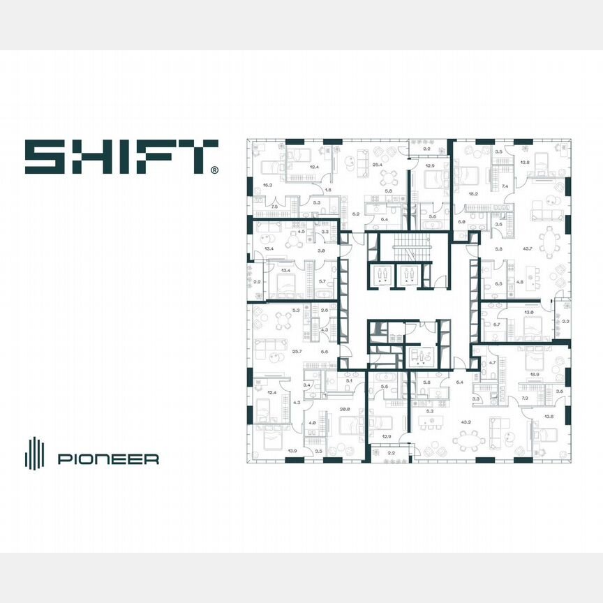 4-к. квартира, 133,4 м², 14/18 эт.