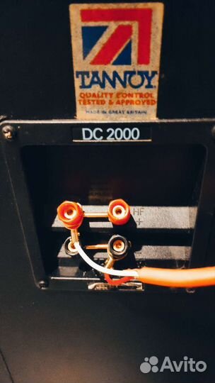 Ас Tannoy DC2000 bi-wire, сделано в Великобритании