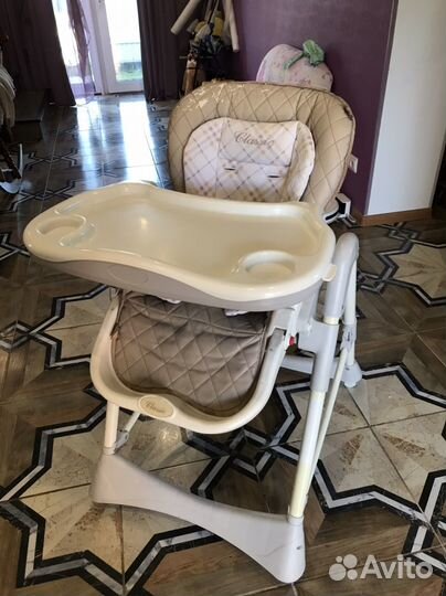 Стульчик для кормления happy baby classic