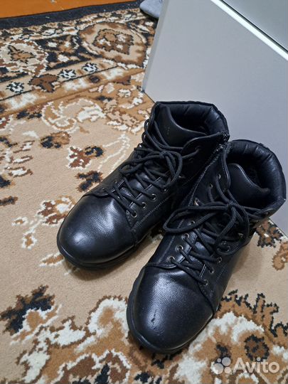 Кожаная обувь зимняя 36 для мальчика
