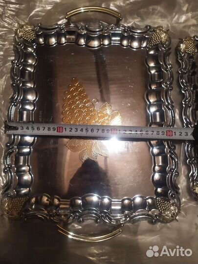 Поднос СССР из нержавейки