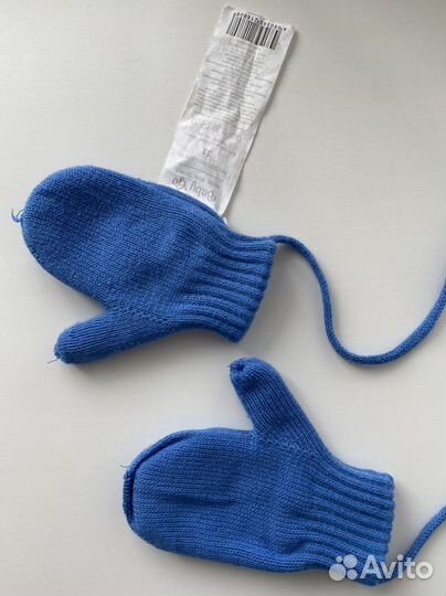 Варежки детские 1-2 года