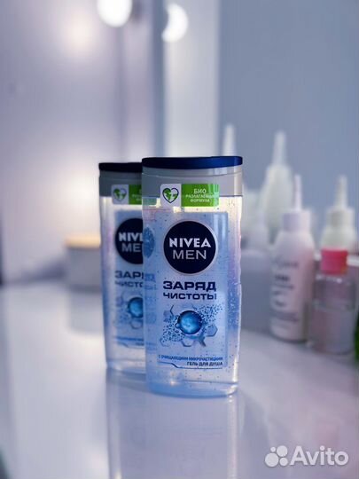 Гель для душа nivea man