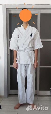 Кимоно для каратэ киокушинкай, р.170 с защитой