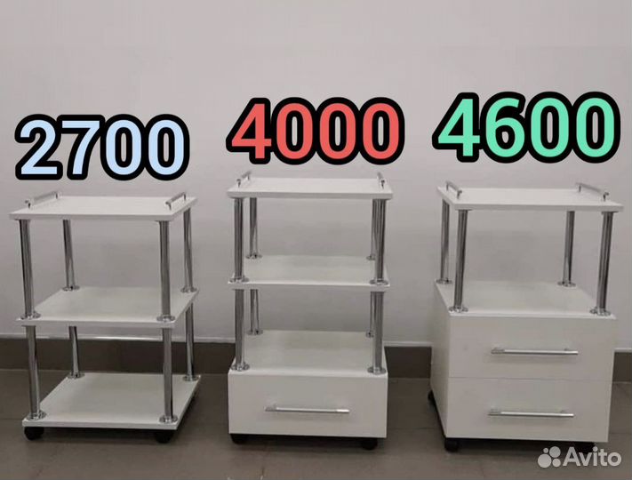 Медицинский столик на колесиках