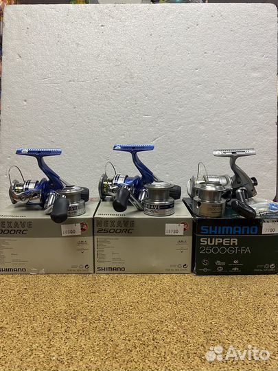 Катушки Shimano и daiwa (Новые, оригиналы)