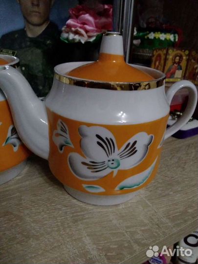 Заварочный чайник + сахарница